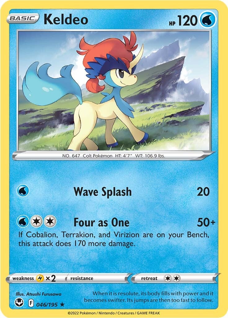 Keldeo (046/195) [Sword & Shield: Silver Tempest] | I Want That Stuff Brandon