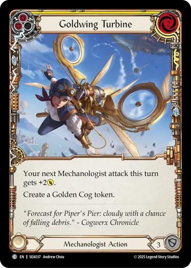 Goldwing Turbine (Yellow) [SEA037] (High Seas) | I Want That Stuff Brandon