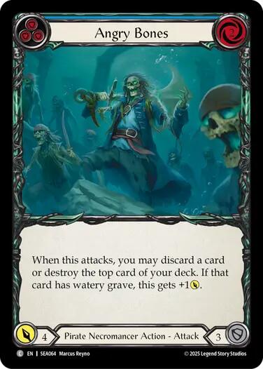 Angry Bones (Blue) [SEA064] (High Seas) | I Want That Stuff Brandon
