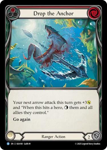 Drop the Anchor [SEA100] (High Seas)  Rainbow Foil | I Want That Stuff Brandon