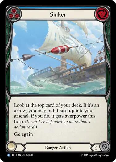 Sinker [SEA105] (High Seas)  Rainbow Foil | I Want That Stuff Brandon