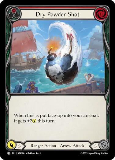 Dry Powder Shot [SEA106] (High Seas)  Rainbow Foil | I Want That Stuff Brandon