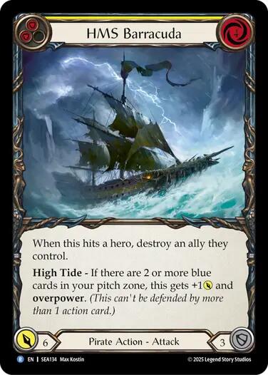 HMS Barracuda [SEA134] (High Seas)  Rainbow Foil | I Want That Stuff Brandon