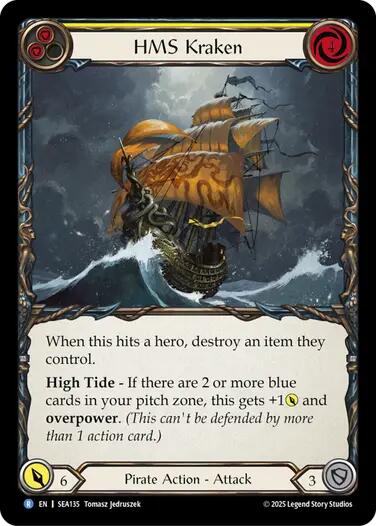 HMS Kraken [SEA135] (High Seas)  Rainbow Foil | I Want That Stuff Brandon