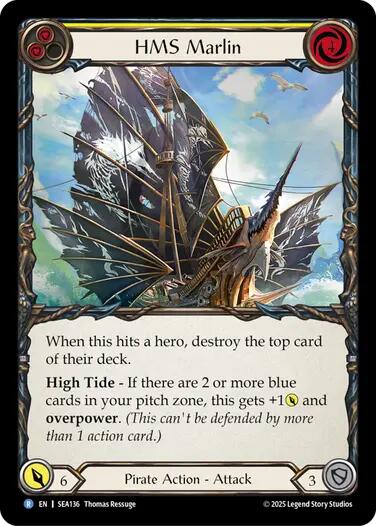 HMS Marlin [SEA136] (High Seas)  Rainbow Foil | I Want That Stuff Brandon