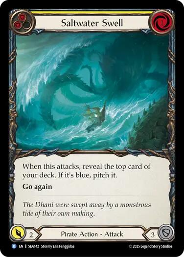 Saltwater Swell (Yellow) [SEA142] (High Seas) | I Want That Stuff Brandon