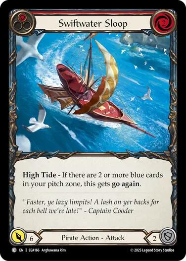 Swiftwater Sloop (Red) [SEA166] (High Seas) | I Want That Stuff Brandon