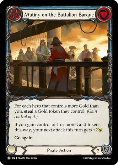 Mutiny on the Battalion Barque [SEA176] (High Seas)  Rainbow Foil | I Want That Stuff Brandon
