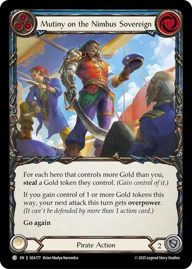 Mutiny on the Nimbus Sovereign [SEA177] (High Seas)  Rainbow Foil | I Want That Stuff Brandon