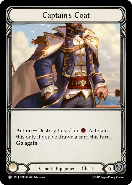 Captain's Coat [SEA181] (High Seas) | I Want That Stuff Brandon
