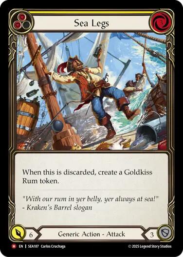 Sea Legs [SEA187] (High Seas)  Rainbow Foil | I Want That Stuff Brandon