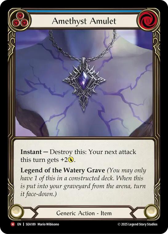 Amethyst Amulet [SEA189] (High Seas) | I Want That Stuff Brandon