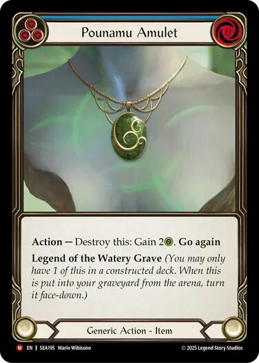 Pounamu Amulet [SEA195] (High Seas) | I Want That Stuff Brandon