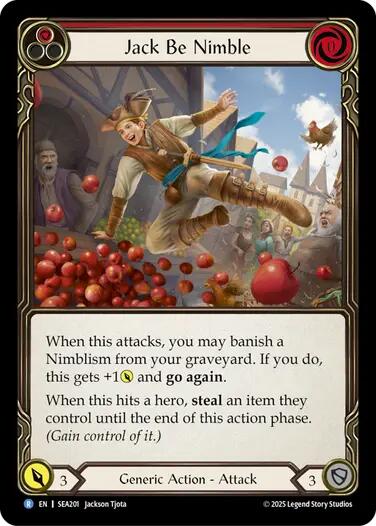 Jack Be Nimble [SEA201] (High Seas)  Rainbow Foil | I Want That Stuff Brandon