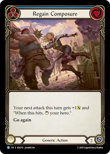 Regain Composure [SEA210] (High Seas)  Rainbow Foil | I Want That Stuff Brandon