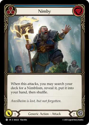 Nimby (Blue) [SEA222] (High Seas)  Rainbow Foil | I Want That Stuff Brandon