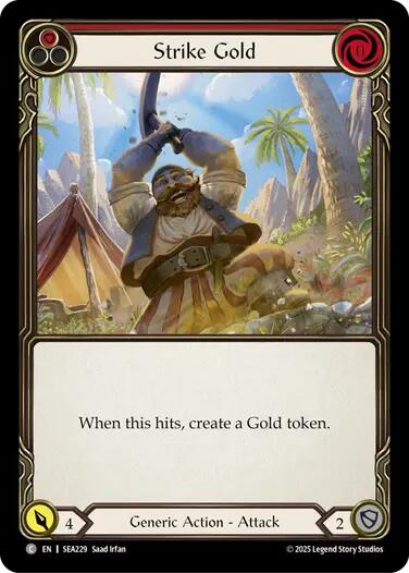 Strike Gold (Red) [SEA229] (High Seas) | I Want That Stuff Brandon
