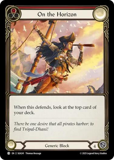 On the Horizon (Red) [SEA241] (High Seas) | I Want That Stuff Brandon