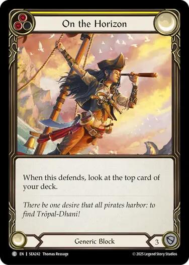On the Horizon (Yellow) [SEA242] (High Seas) | I Want That Stuff Brandon