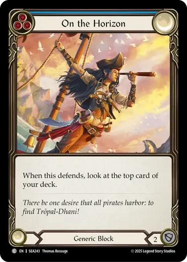 On the Horizon (Blue) [SEA243] (High Seas) | I Want That Stuff Brandon