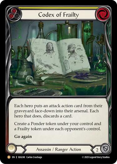 Codex of Frailty [SEA248] (High Seas)  Rainbow Foil | I Want That Stuff Brandon