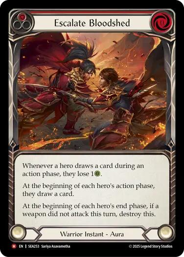 Escalate Bloodshed [SEA253] (High Seas)  Rainbow Foil | I Want That Stuff Brandon