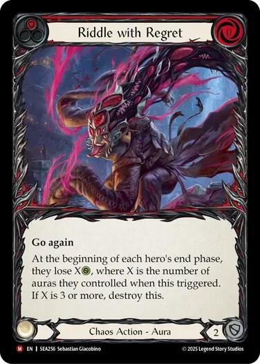 Riddle with Regret [SEA256] (High Seas)  Rainbow Foil | I Want That Stuff Brandon