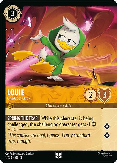 Louie - One Cool Duck (Cold Foil) (1/204) [Reign of Jafar] | I Want That Stuff Brandon