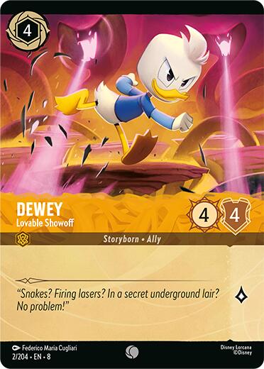 Dewey - Lovable Showoff (Cold Foil) (2/204) [Reign of Jafar] | I Want That Stuff Brandon