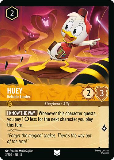 Huey - Reliable Leader (Cold Foil) (3/204) [Reign of Jafar] | I Want That Stuff Brandon