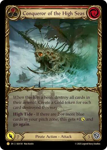 Conqueror of the High Seas (Treasure) [SEA130] (High Seas)  Cold Foil | I Want That Stuff Brandon