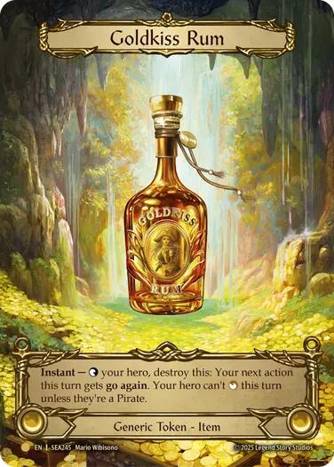 Goldkiss Rum (Treasure) [SEA245] (High Seas)  Cold Foil | I Want That Stuff Brandon