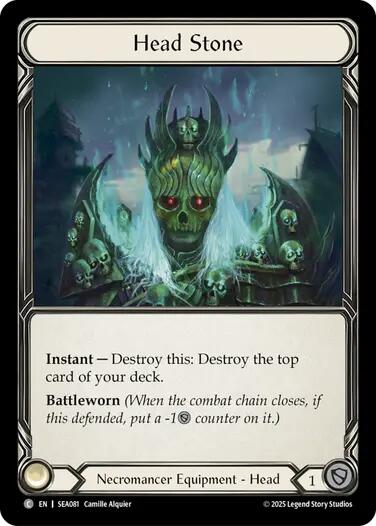 Head Stone (Treasure) [SEA081] (High Seas)  Cold Foil | I Want That Stuff Brandon