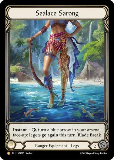 Sealace Sarong (Treasure) [SEA095] (High Seas)  Cold Foil | I Want That Stuff Brandon