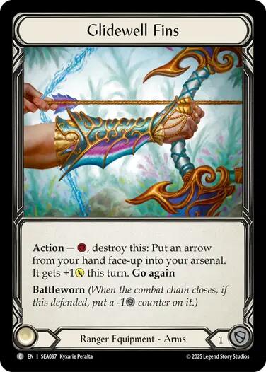 Glidewell Fins (Treasure) [SEA097] (High Seas)  Cold Foil | I Want That Stuff Brandon