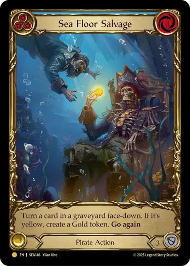 Sea Floor Salvage (Treasure) [SEA146] (High Seas)  Cold Foil | I Want That Stuff Brandon