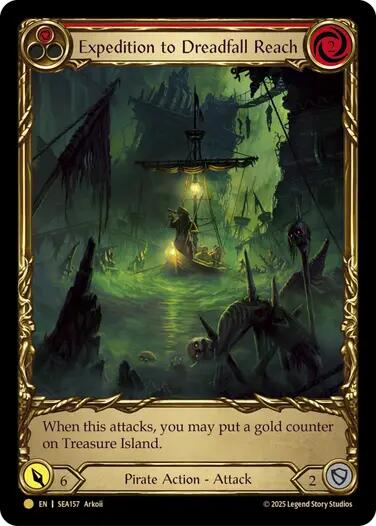 Expedition to Dreadfall Reach (Treasure) [SEA157] (High Seas)  Cold Foil | I Want That Stuff Brandon