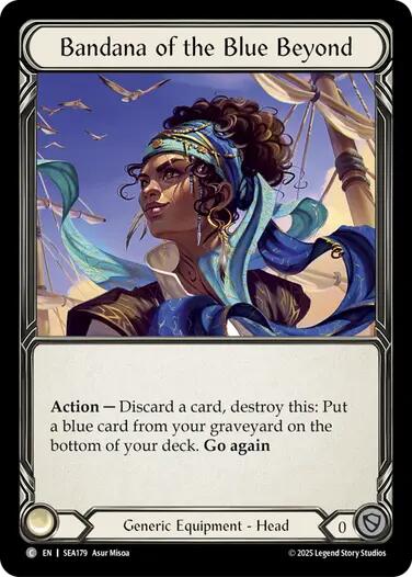 Bandana of the Blue Beyonds (Treasure) [SEA179] (High Seas)  Cold Foil | I Want That Stuff Brandon