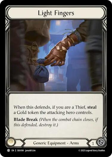 Light Fingers (Treasure) [SEA184] (High Seas)  Cold Foil | I Want That Stuff Brandon