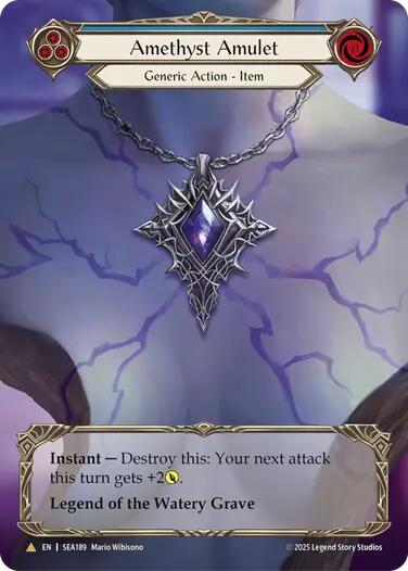 Amethyst Amulet (Treasure) [SEA189] (High Seas)  Cold Foil | I Want That Stuff Brandon