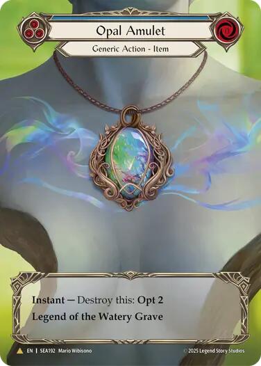 Opal Amulet (Treasure) [SEA192] (High Seas)  Cold Foil | I Want That Stuff Brandon