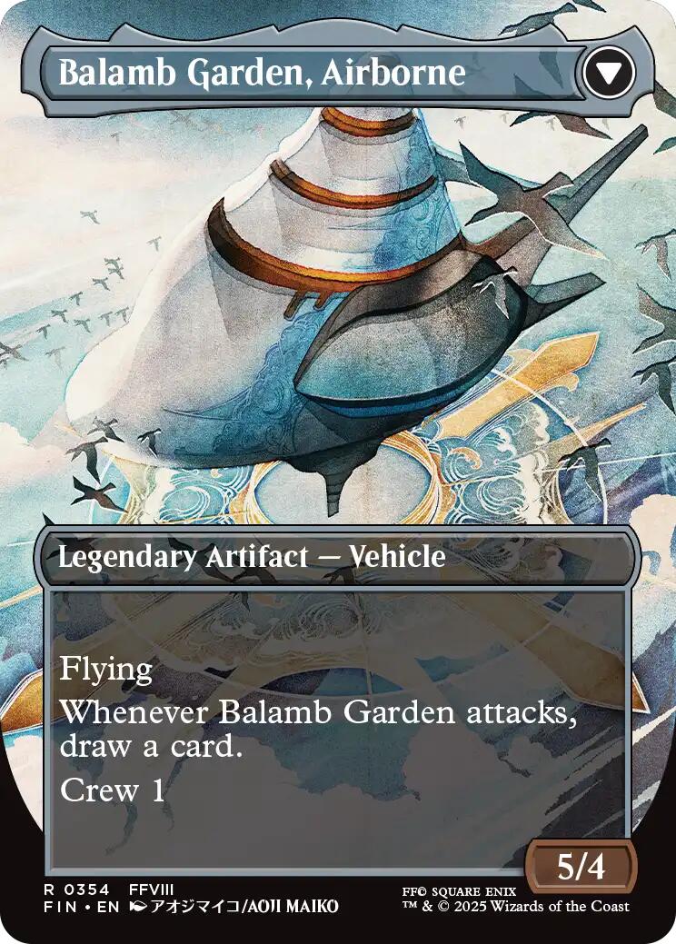 Balamb Garden, SeeD Academy // Balamb Garden, Airborne (Borderless) [FINAL FANTASY] | I Want That Stuff Brandon