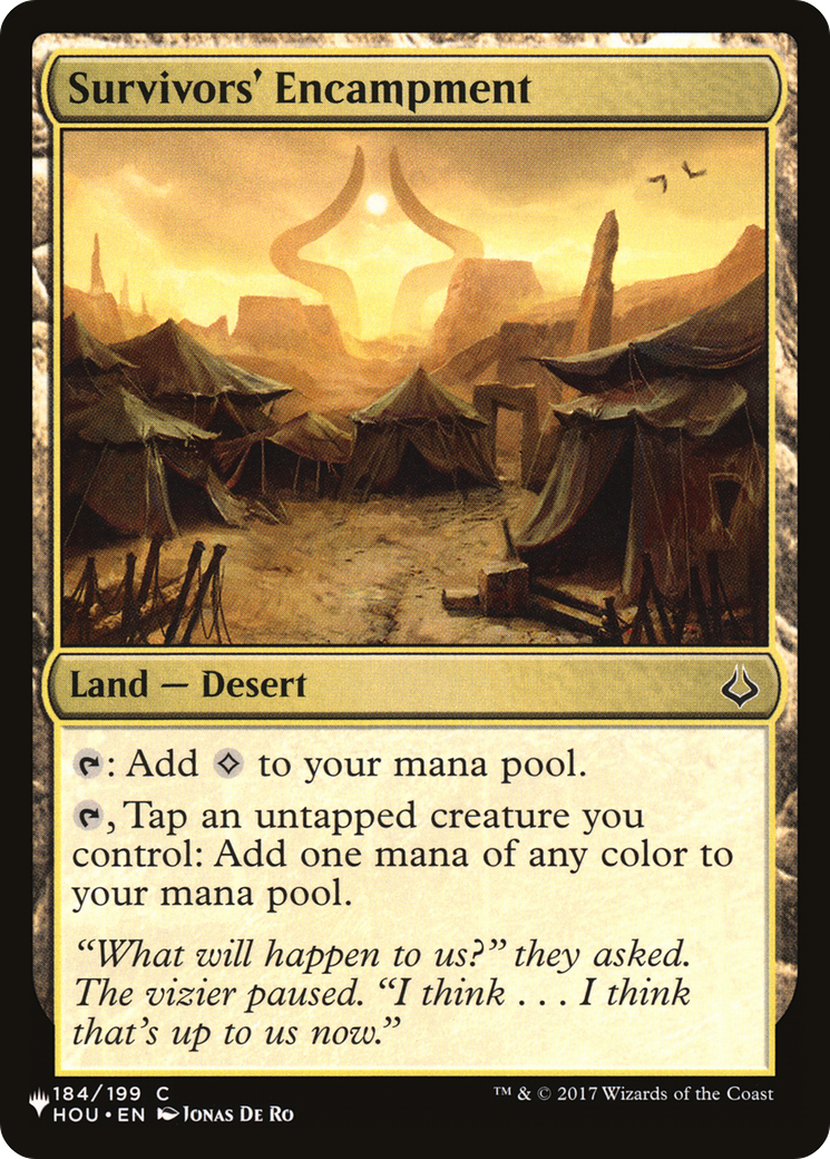 Survivors' Encampment [The List Reprints] | I Want That Stuff Brandon