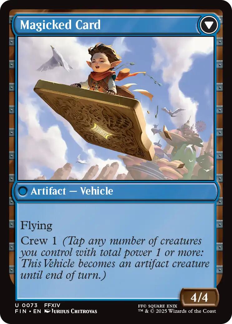 Sidequest: Card Collection // Magicked Card [FINAL FANTASY] | I Want That Stuff Brandon