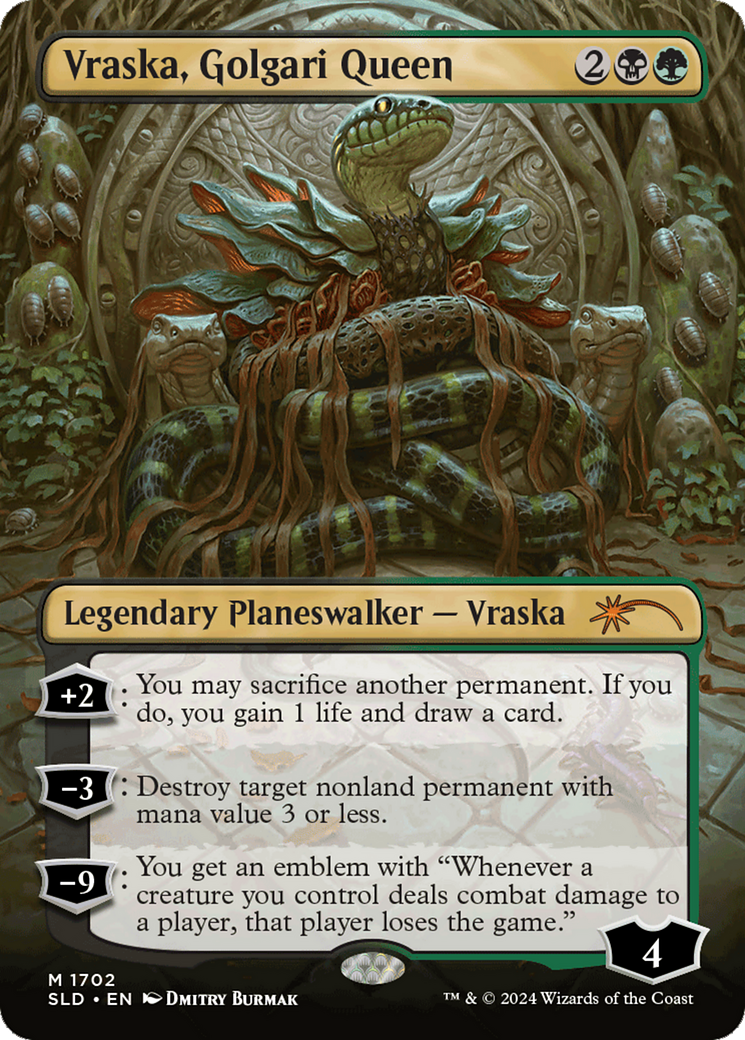 Vraska, Golgari Queen (1702) [Secret Lair Drop Series] | I Want That Stuff Brandon