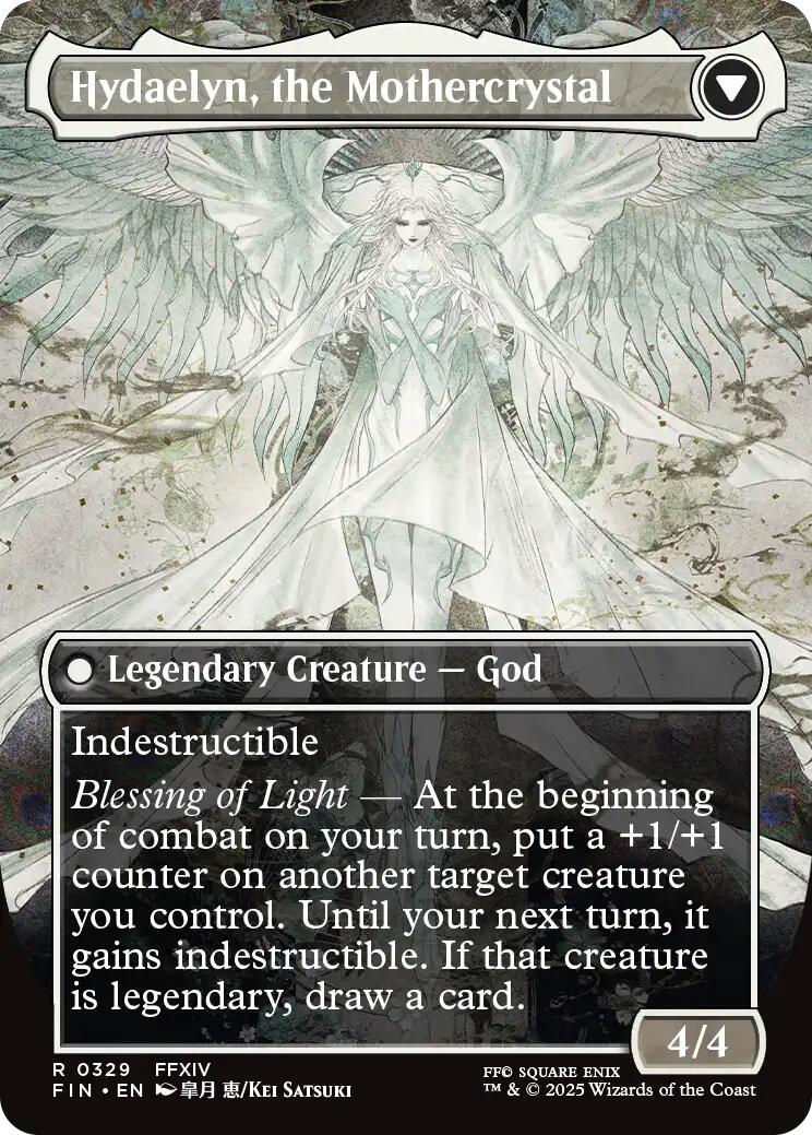 Venat, Heart of Hydaelyn // Hydaelyn, the Mothercrystal (Borderless) [FINAL FANTASY] | I Want That Stuff Brandon