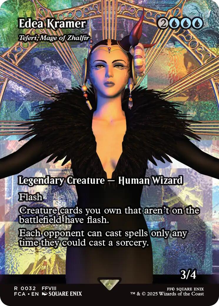 Edea Kramer - Teferi, Mage of Zhalfir (Showcase) [FINAL FANTASY : Through the Ages] | I Want That Stuff Brandon