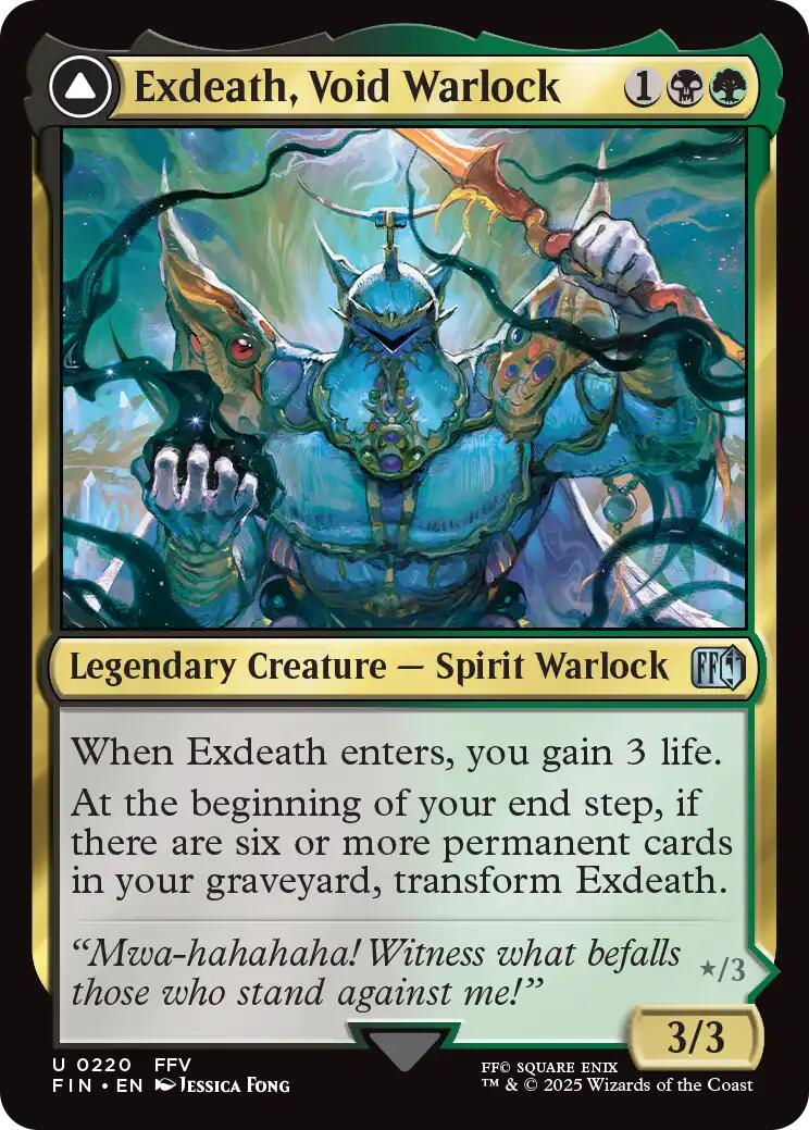 Exdeath, Void Warlock // Neo Exdeath, Dimension's End [FINAL FANTASY] | I Want That Stuff Brandon