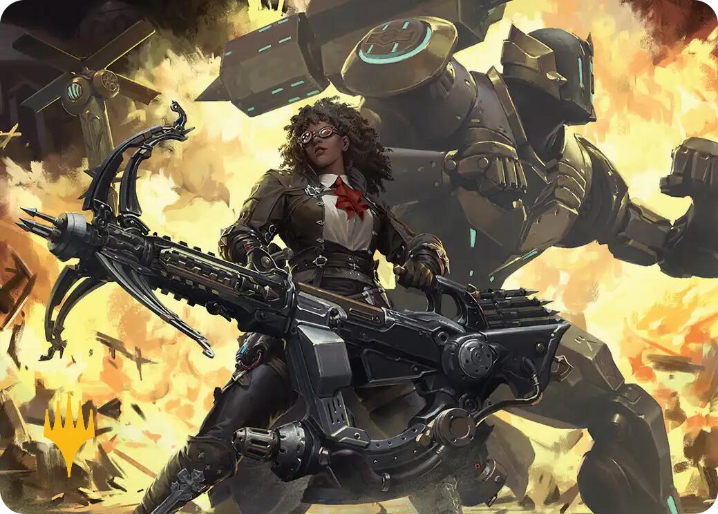 Machinist's Arsenal Art Card (Gold-Stamped Planeswalker Symbol) [FINAL FANTASY Art Series] | I Want That Stuff Brandon