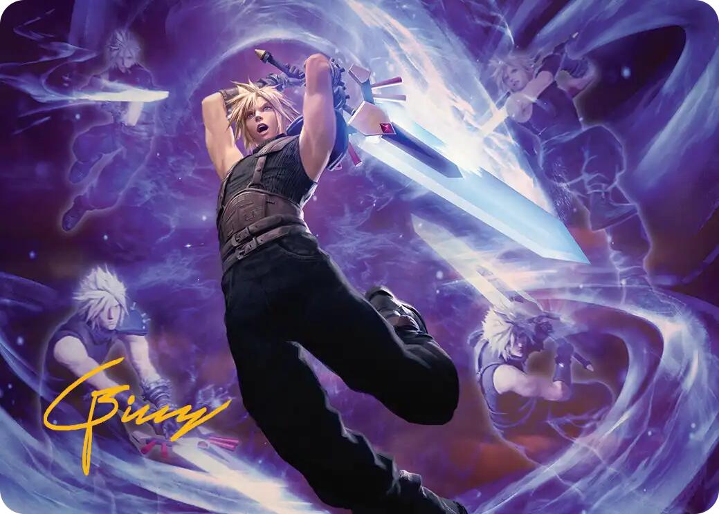Cloud's Limit Break Art Card (Gold-Stamped Signature) [FINAL FANTASY Art Series] | I Want That Stuff Brandon